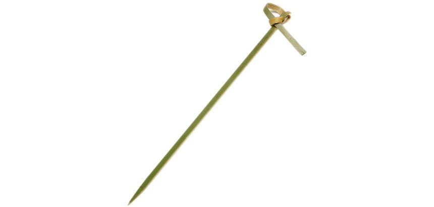 boîte de 200 piques cocktail en bambou à boucle 12 cm