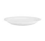 Plume assiette plate porcelaine ivoire ø 20,5 cm