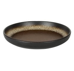 Terre d'ombre assiette creuse ø 20 cm