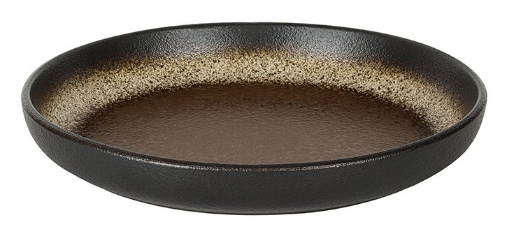 Terre d'ombre assiette creuse ø 20 cm
