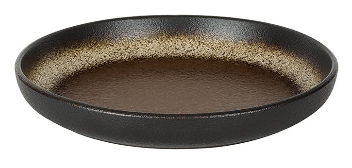 Terre d'ombre assiette creuse ø 20 cm