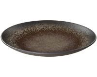 Terre d'ombre creuse ø 24,5 cm h 4 cm