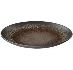 Terre d'ombre creuse ø 24,5 cm h 4 cm