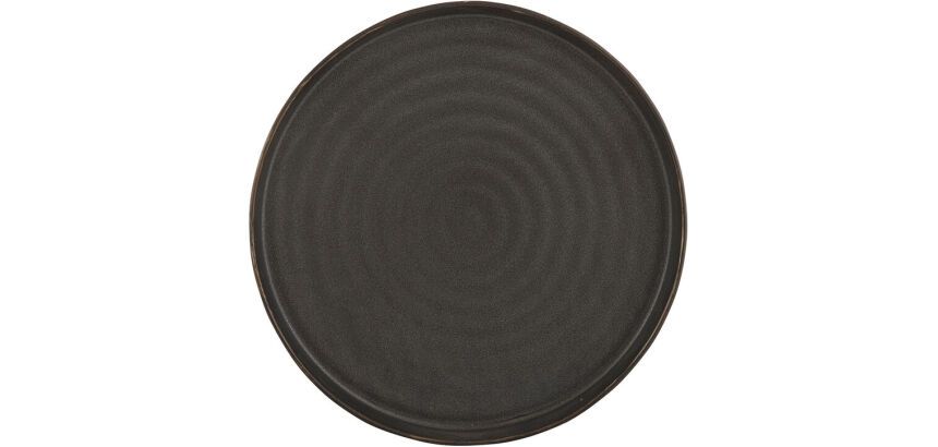 Orbital assiette noire ø 25 cm