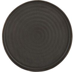 Orbital assiette noire ø 19 cm