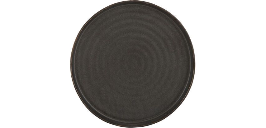 Orbital assiette noire ø 19 cm