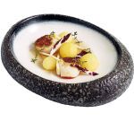 Nakre assiette galet 24 x 18 cm