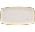 Stonecast Barley white plat rectangulaire ivoire 29,8 x 15,3 cm