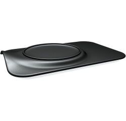 Burger chic assiette noire 32,9 x 21,9 cm