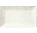 Mozaik assiette rectangulaire 24 x 12,8 cm