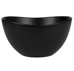 Wavy coupelle noire 14,5x14x7,5 cm