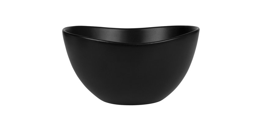 Wavy coupelle noire 12,3x11,7x7 cm