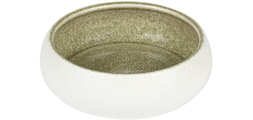 Saveurs bol blanc/olive ø 14,5 cm