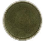 Saveurs assiette blanc/olive ø 19 cm
