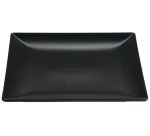 Kuro assiette noire carrée 26 x 26 cm