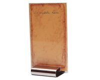 chevalet de table en acier inoxydable pour menu