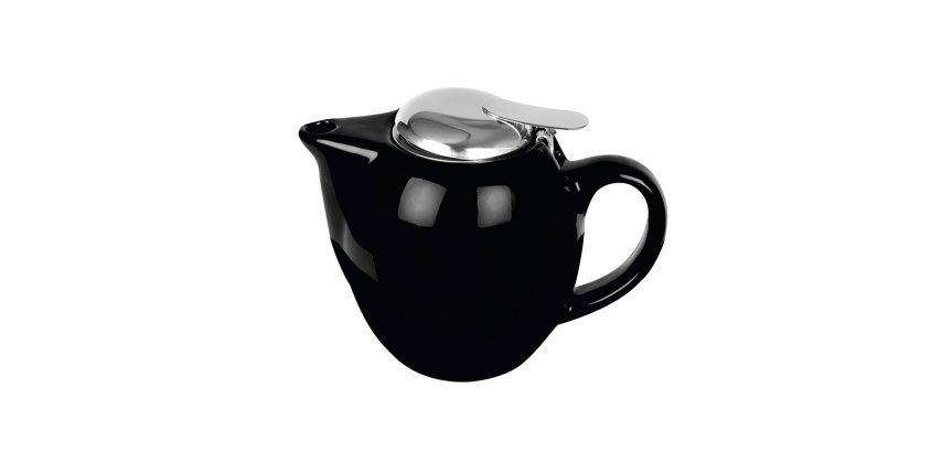 Camélia théière noire avec filtre 35 cl
