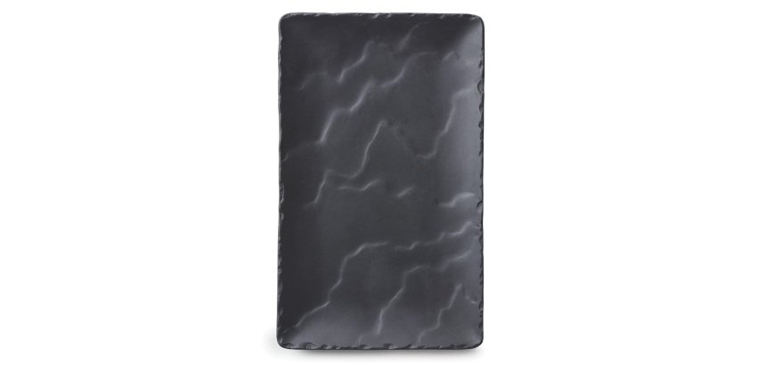 Basalt assiette rectangulaire 22 x 14 cm