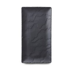 Basalt assiette rectangulaire 30 x 16 cm