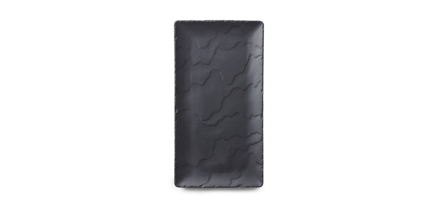 Basalt assiette rectangulaire 30 x 16 cm