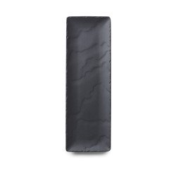 Basalt assiette rectangulaire 33 x 11 cm