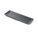Basalt assiette rectangulaire 33 x 11 cm