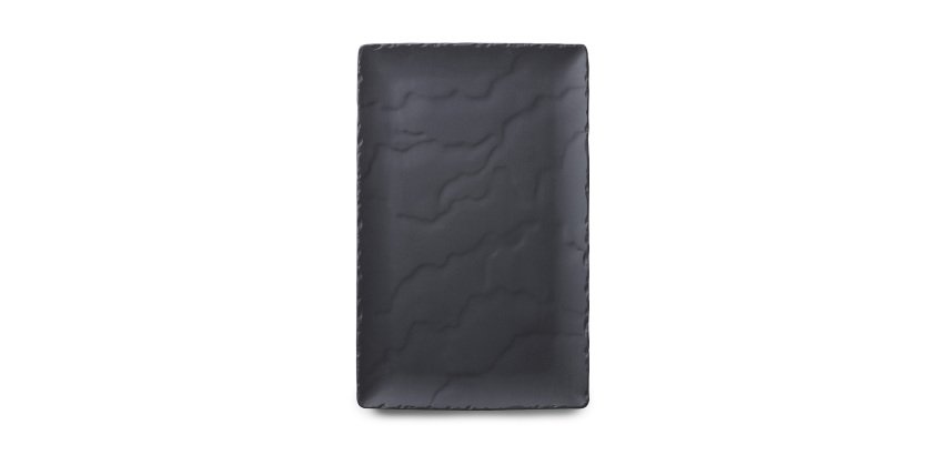 Basalt assiette rectangulaire 33 x 21 cm