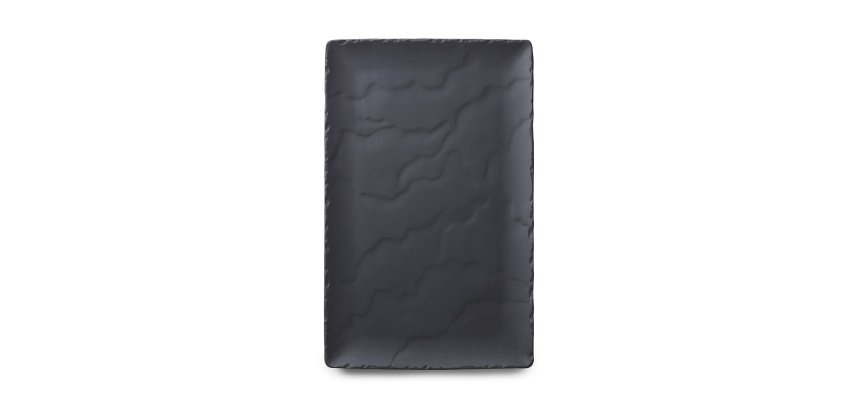 Basalt assiette rectangulaire 33 x 21 cm