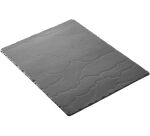 Basalt plat rectangulaire 40 x 30 cm