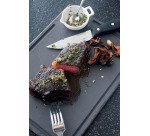 Basalt assiette à steak 33 x 24 cm
