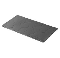 Basalt plat rectangulaire 30 x 20 cm