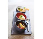 Solid mise en bouche sphère noir 4 cl