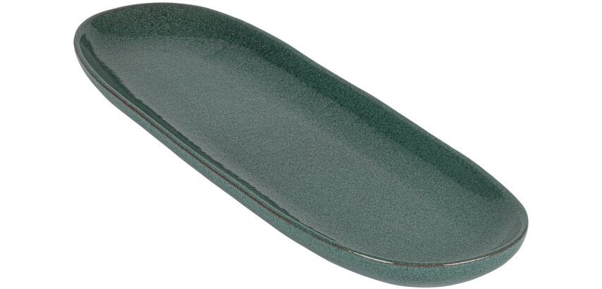Koloreo assiette tapas 33 x10,5 cm verte