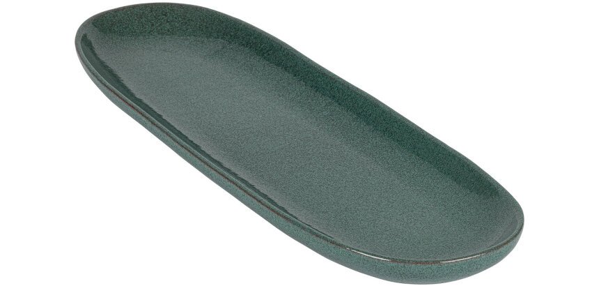 Koloreo assiette tapas 33 x10,5 cm verte