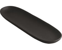 Koloreo assiette tapas 33 x10,5 cm noire