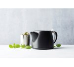 théière noire avec filtre 50 cl