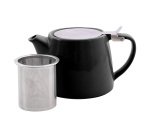 théière noire avec filtre 50 cl