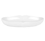 Nervy assiette creuse ovale 27,5x15,5 cm