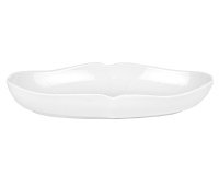 Nervy assiette creuse ovale 27,5x15,5 cm