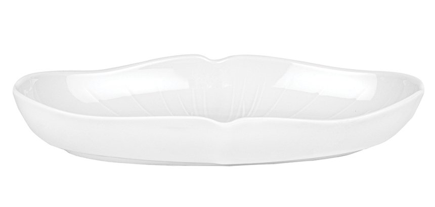 Nervy assiette creuse ovale 27,5x15,5 cm