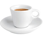 Conique blanche sous-tasse  café ø 12 cm