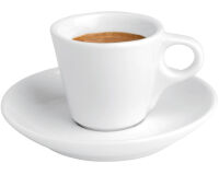 Conique blanche sous-tasse  café ø 12 cm