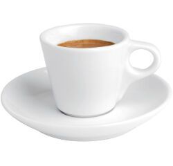 Conique blanche sous-tasse  café ø 12 cm