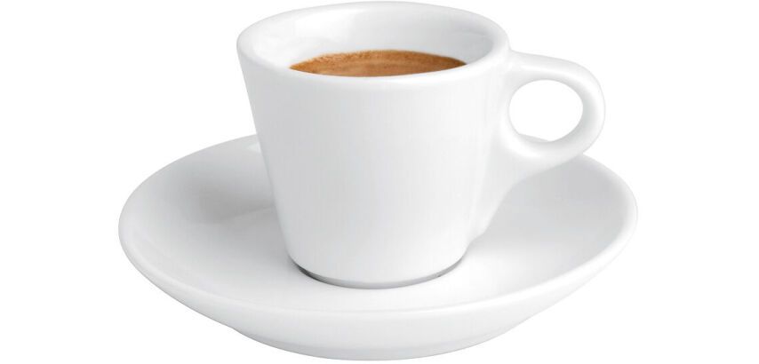 Conique blanche sous-tasse  café ø 12 cm