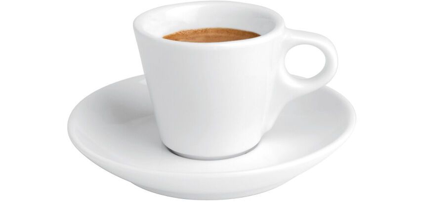 Conique blanche sous-tasse  café ø 12 cm
