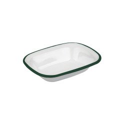 Snaack ravier en tôle émaillée 35 cl 18 x 13 cm
