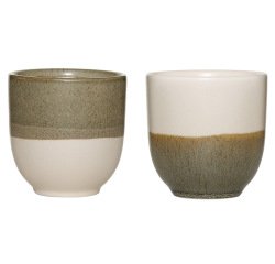 boîte de 12 tasses Bikolor panachées