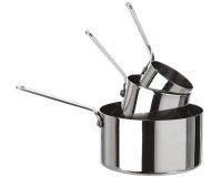 mini casserole ø 5 cm en acier inoxydable