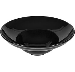 Kazub noire assiette à pâtes très profonde ø 26 cm