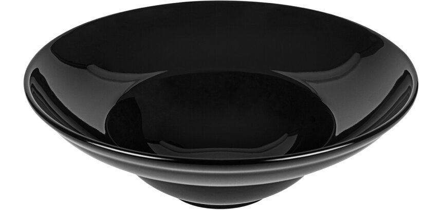 Kazub noire assiette à pâtes très profonde ø 26 cm